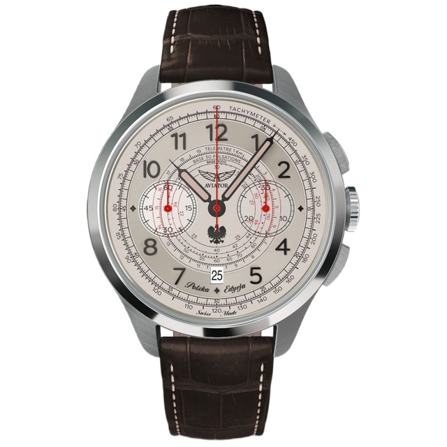 ZEGAREK AVIATOR HERITAGE CHRONOGRAPH TRIMETER POLISH LIMITED EDITION