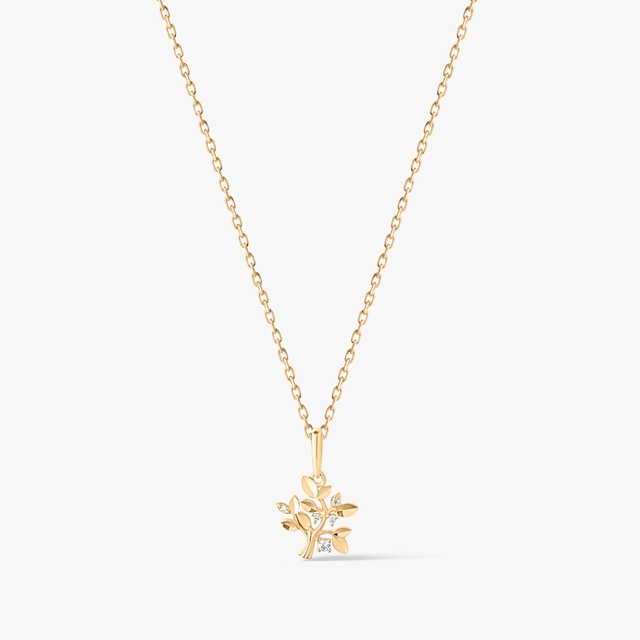 Wisiorek złoty z cyrkoniami