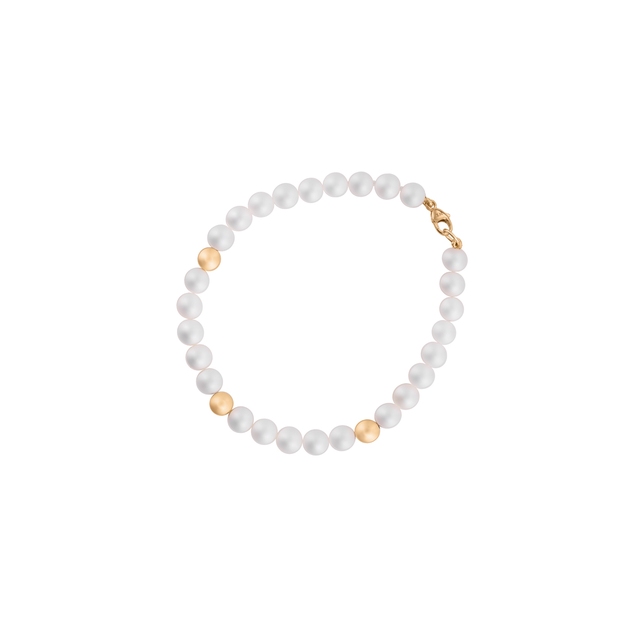 Bransoletka złota perły