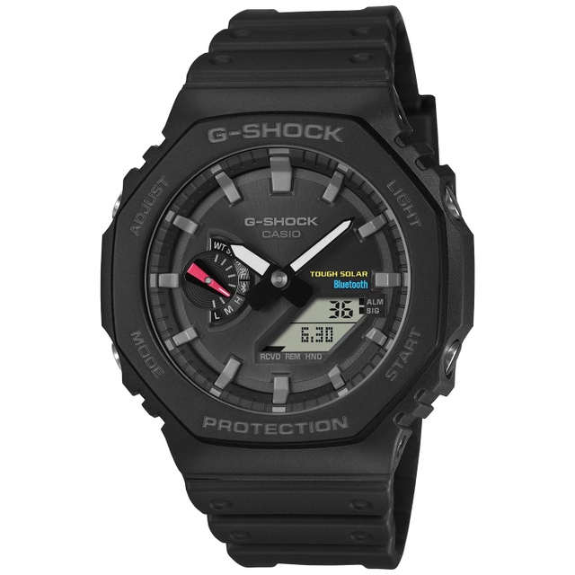 ZEGAREK G-SHOCK Octagon Black CasiOak Solar