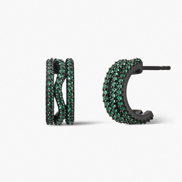 Kolczyki srebrne Meteory