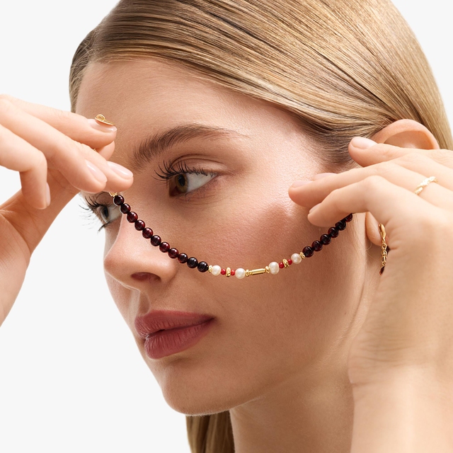 Bransoleta srebrna z bursztynami