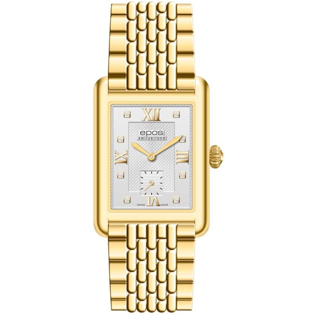 ZEGAREK EPOS QUARTZ LADY SQUARE DIAMONDS