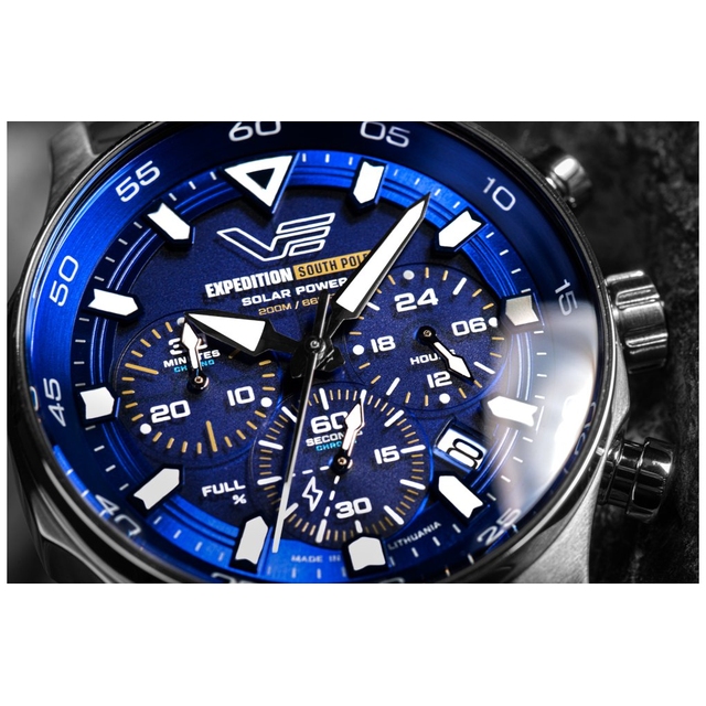 ZEGAREK VOSTOK EUROPE EXPEDITION SOUTH POLE SOLAR CHRONO