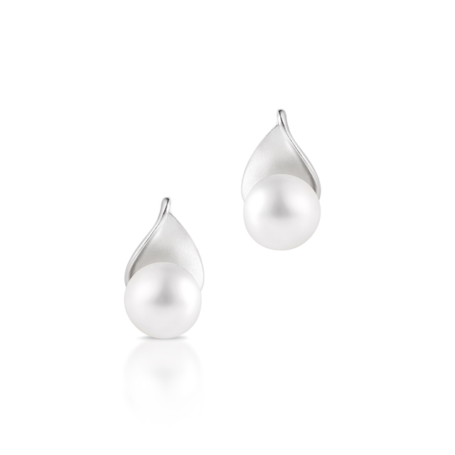 Kolczyki srebrne z perłami