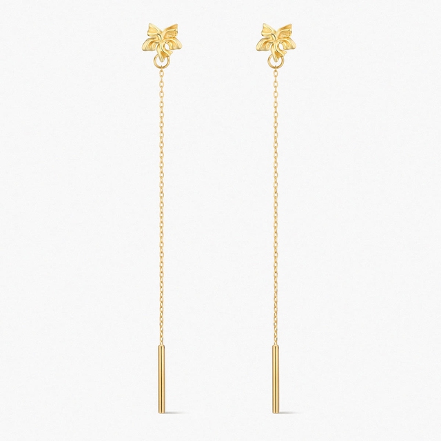 Kolczyki srebrne Follow