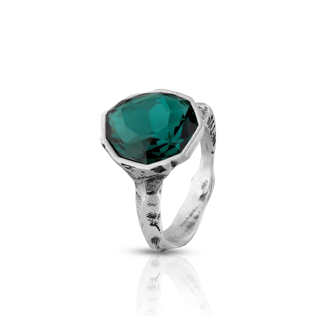 Pierścionek srebrny Motyle