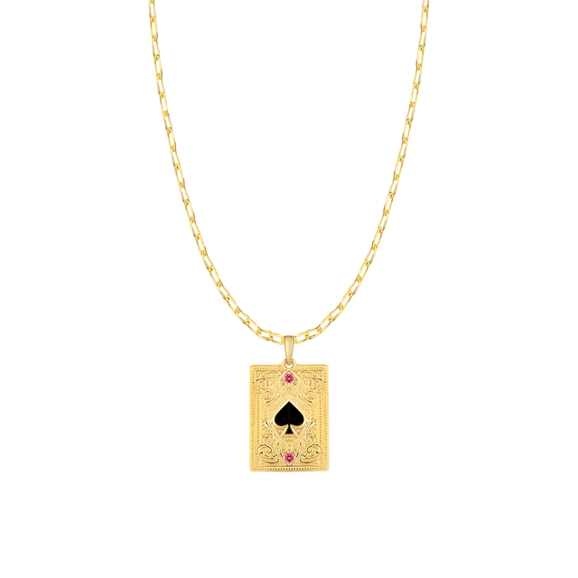 Wisiorek Karta Pik Wonderland