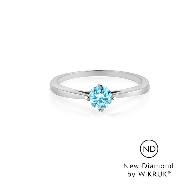 Pierścionek zaręczynowy złoty Doskonały