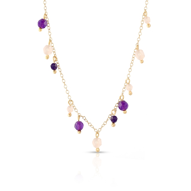 Naszyjnik srebrny pozłacany