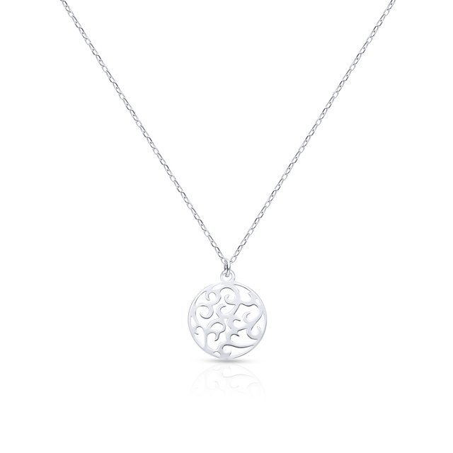 Naszyjnik srebrny arabeska