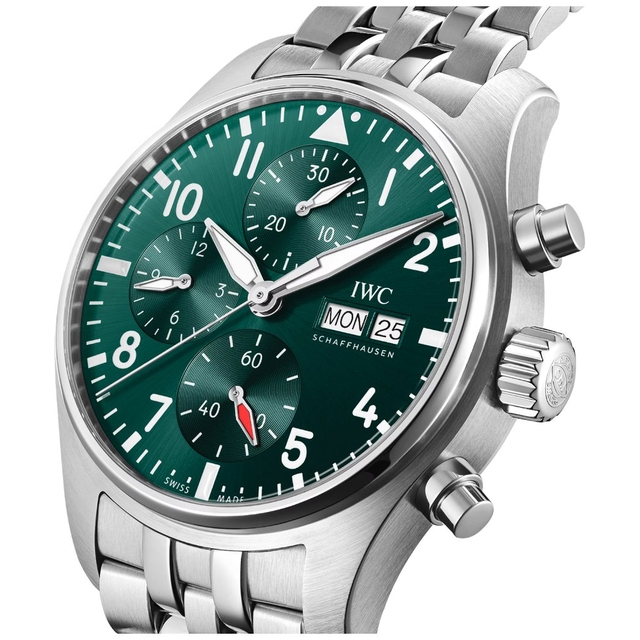 ZEGAREK IWC SCHAFFHAUSEN PILOT'S AUTOMATIC CHRONOGRAPH