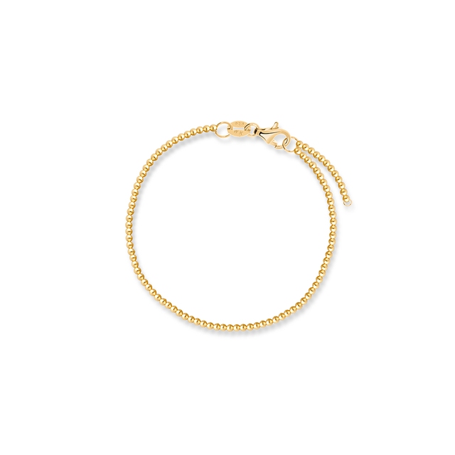 Bransoleta srebrna pozłacana na nogę