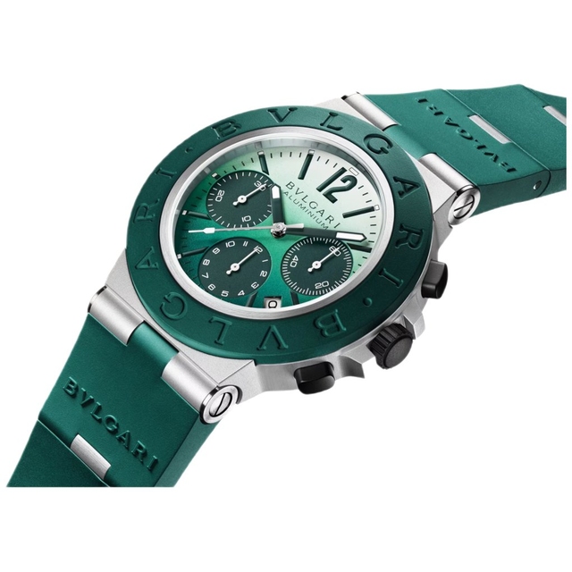 ZEGAREK BVLGARI ALUMINIUM SMERALDO