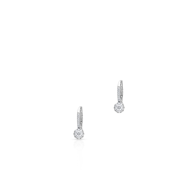 Kolczyki białe złoto z brylantami