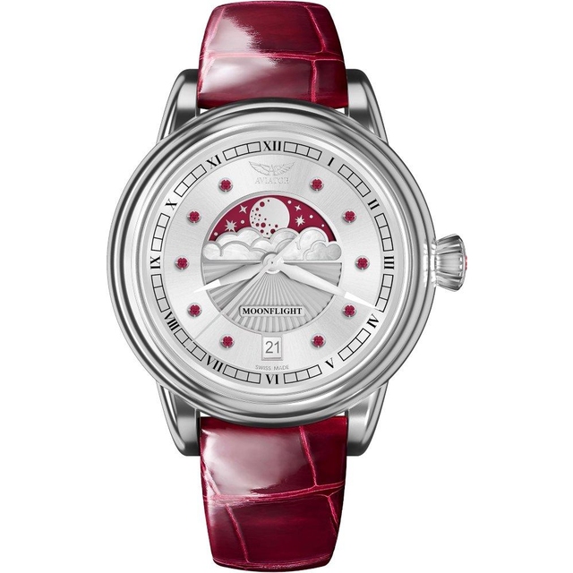 ZEGAREK AVIATOR DOUGLAS MOONFLIGHT GEMSTONE EDITION