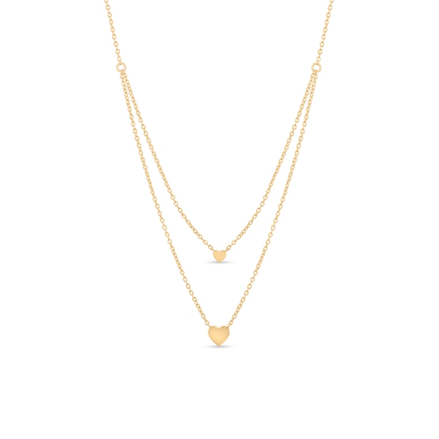 Naszyjnik srebrny pozłacany kaskadowy