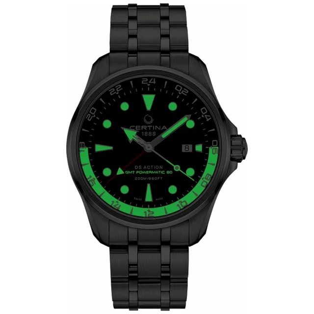 ZEGAREK CERTINA DS ACTION GMT POWERMATIC 80