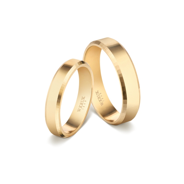 Komplet obrączek złotych BORMIO