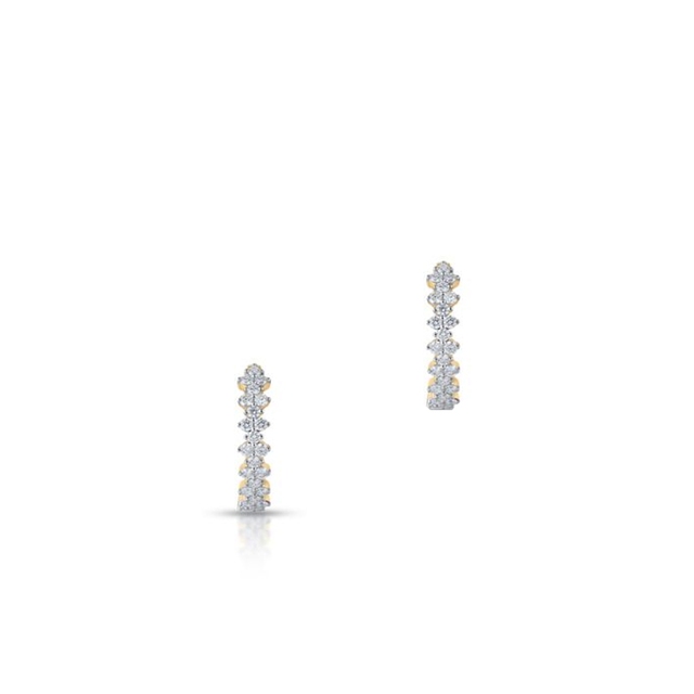 Kolczyki złote z brylantami