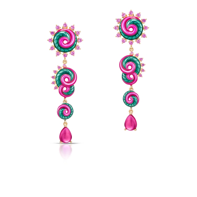 Kolczyki srebrne Imaginarium