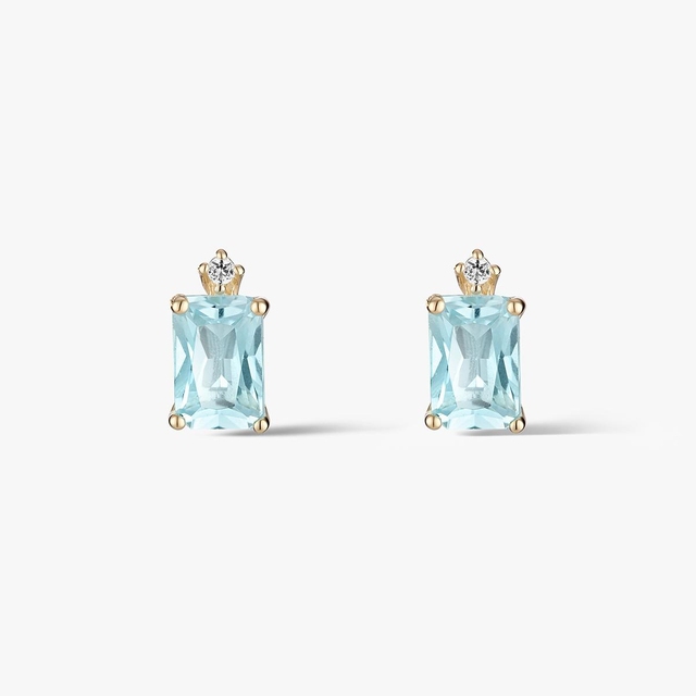 Kolczyki złote Maria Antonina