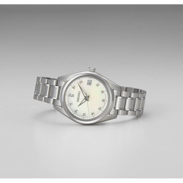 ZEGAREK SEIKO CLASSIC QUARTZ DIAMONDS