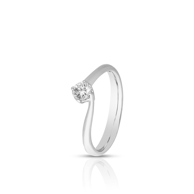 Pierścionek białe złoto RECARLO