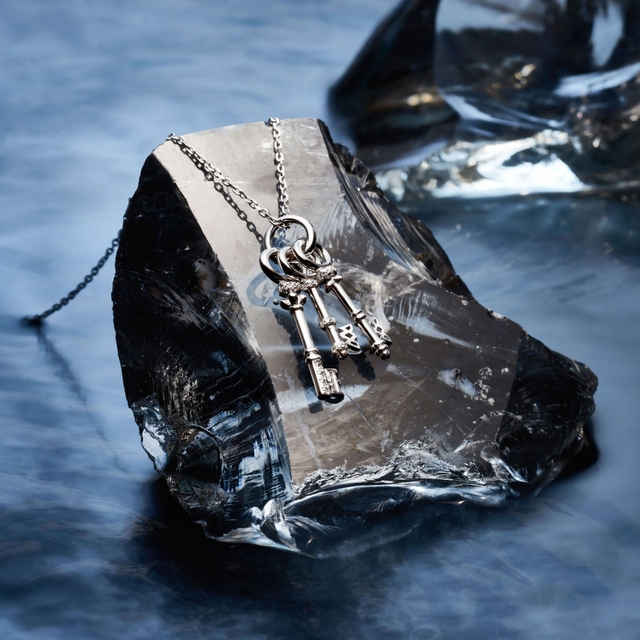 Naszyjnik srebrny Baśniowa