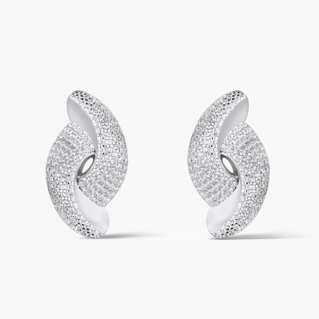 Kolczyki srebrne z cyrkoniami