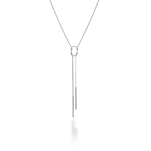 Naszyjnik srebrny krawatka