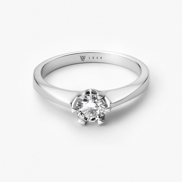 Pierścionek zaręczynowy złoty Jedyny