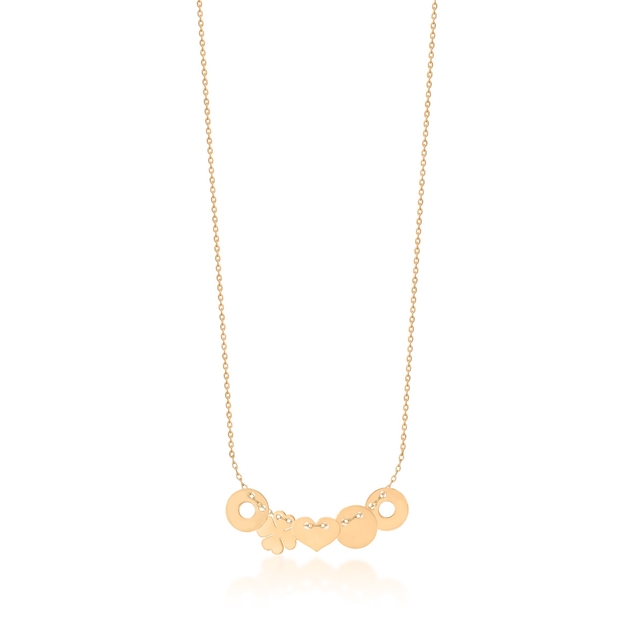 Naszyjnik złoty celebrytka