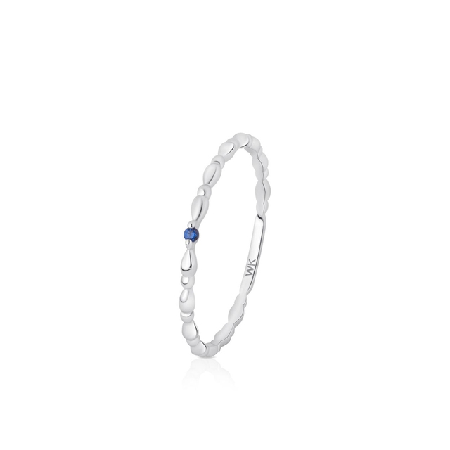 Pierścionek srebrny z cyrkonią