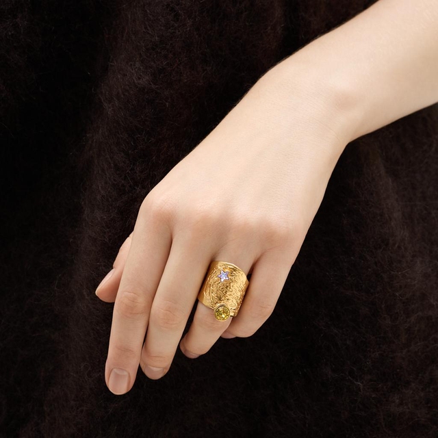 Pierścionek srebrny Motyle