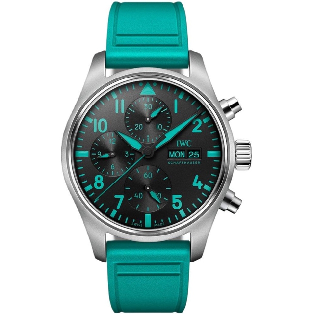 ZEGAREK IWC SCHAFFHAUSEN PILOT'S CHRONOGRAPH 41 MERCEDES-AMG PETRONAS F1 TEAM