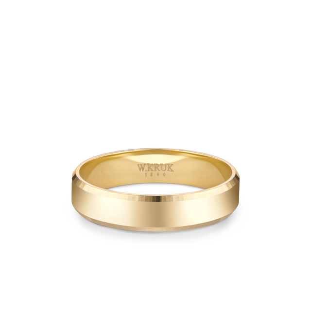 Obrączka złota BORMIO