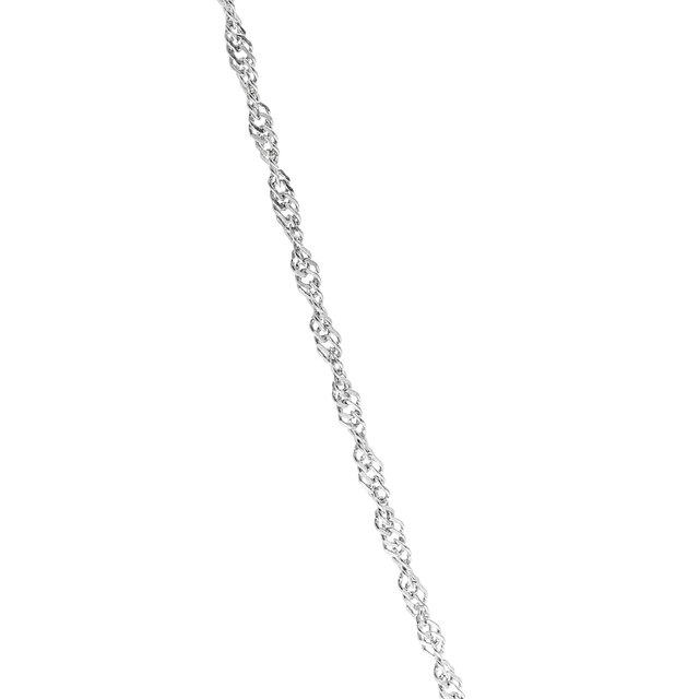 Łańcuszek srebrny singapur