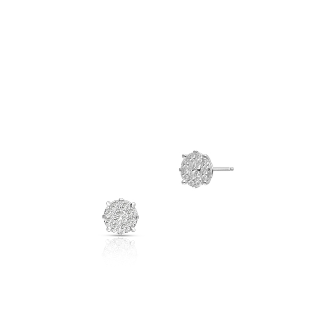 Kolczyki białe złoto z brylantami
