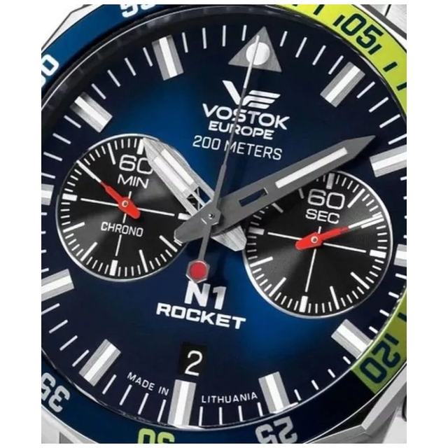 ZEGAREK VOSTOK EUROPE ROCKET N-1 CHRONO