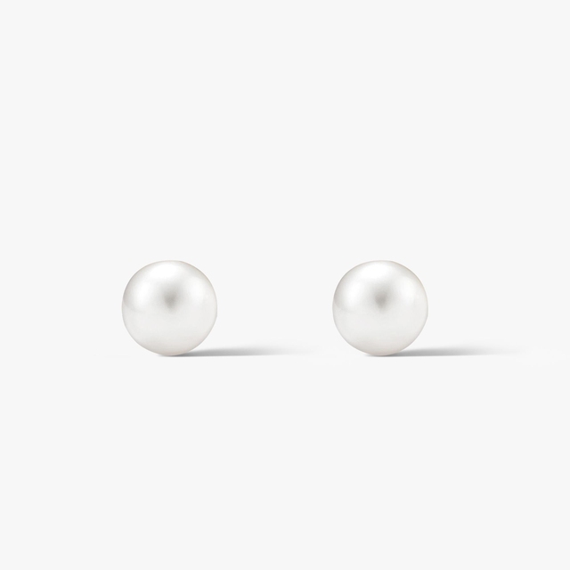 Kolczyki srebrne z perłą