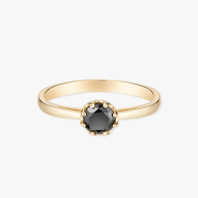 Pierścionek zaręczynowy złoty Tajemniczy