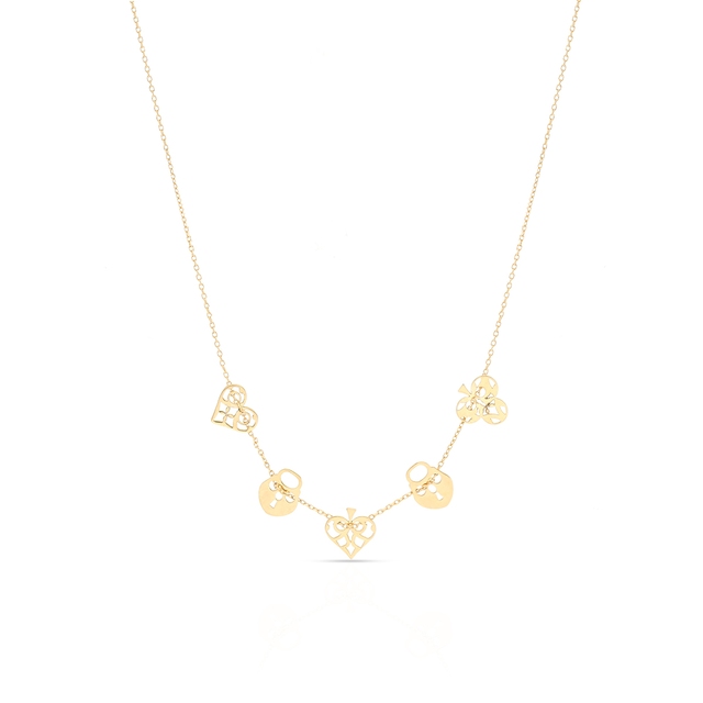 Naszyjnik złoty celebrytka