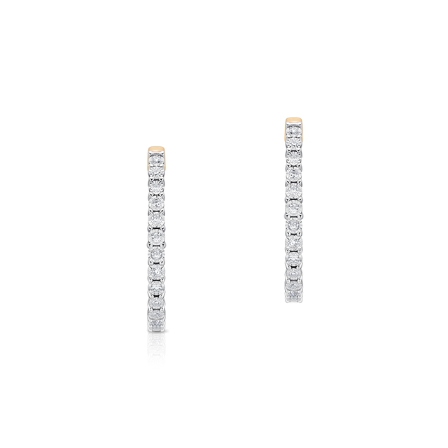 Kolczyki złote z diamentami