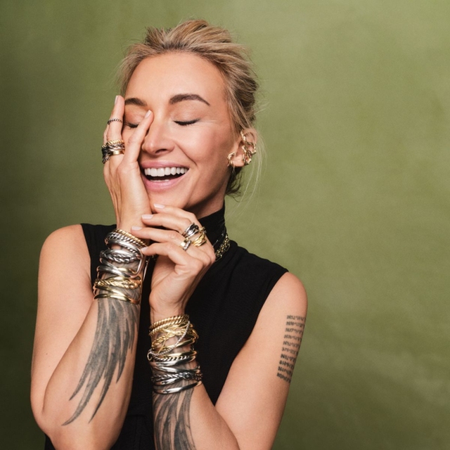 Bransoleta srebrna Freedom Forever