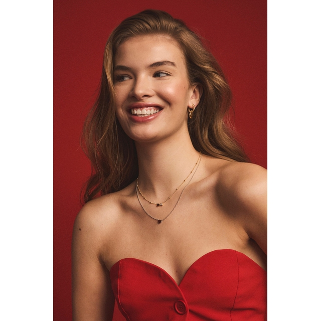 Naszyjnik srebrny Czułość