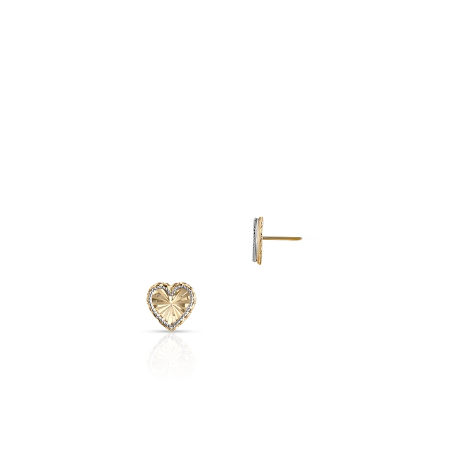 Kolczyki złote serca