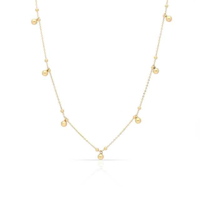 Naszyjnik złoty z kulkami