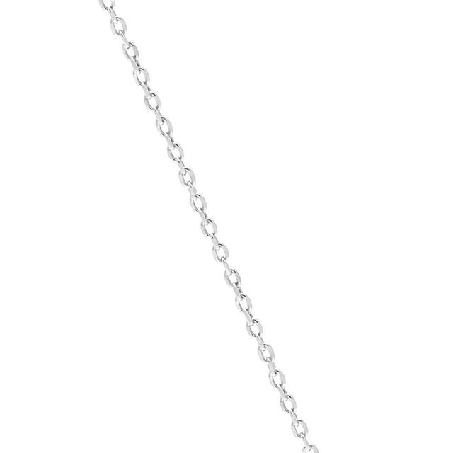 Łańcuszek srebrny ankier