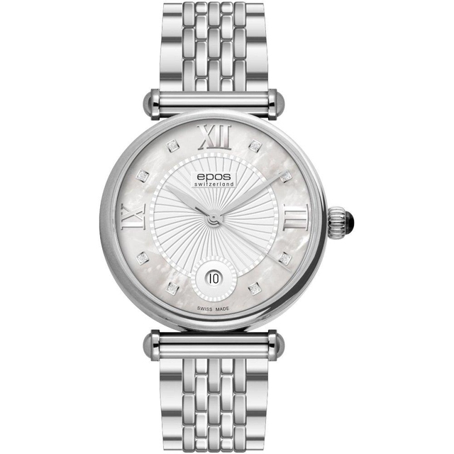 ZEGAREK EPOS QUARTZ LADY ROUND DIAMONDS